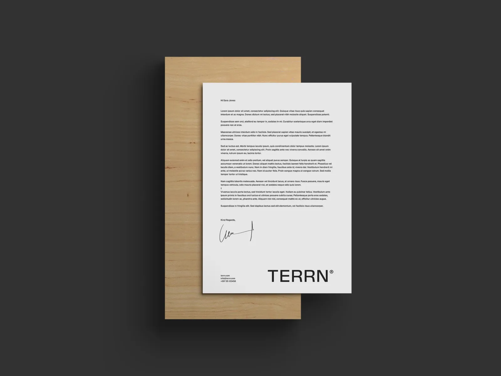 TERRN architectural editorial documents